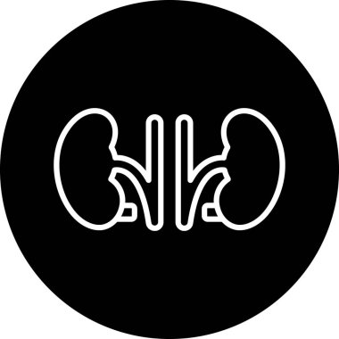 Tıbbi bir simgenin vektör illüstrasyonu