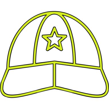 Yıldızlı sarı şapka