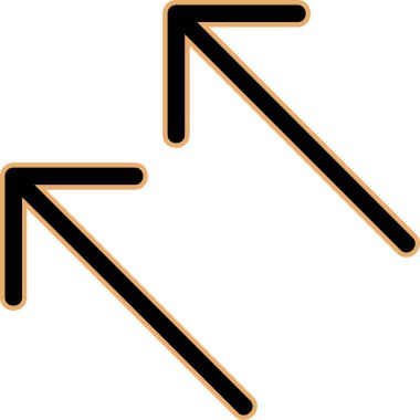 dış hat biçiminde sol kontur simgesi yönünü belirle