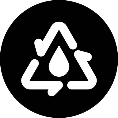 Bir su damlasının vektör çizimi