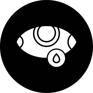 Göz simgesi vektör illüstrasyonu