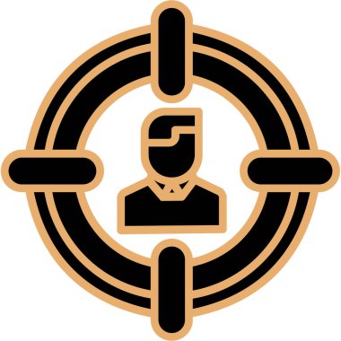 Modern bir simgenin vektör illüstrasyonu