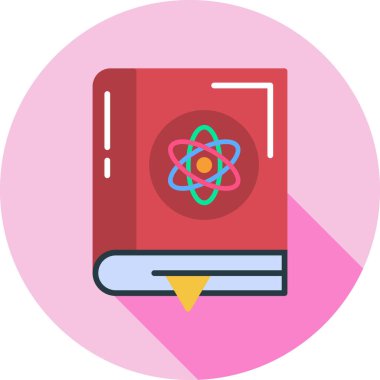 Kitap. Web simgesi basit illüstrasyon