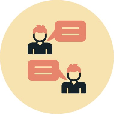 Bir grup insanın vektör çizimi