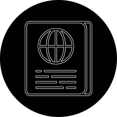 Modern simgenin vektör illüstrasyonu