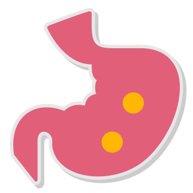 Midem. Web simgesi basit illüstrasyon