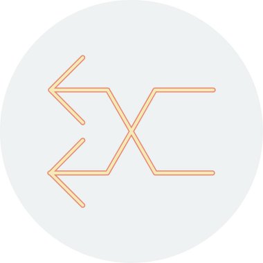 Ok. Web simgesi basit illüstrasyon