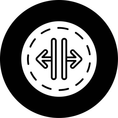 ok yönü simgesi ana hat biçiminde