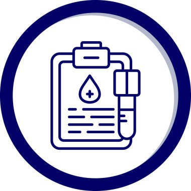 kan damla kutsal kişilerin resmi, vektör çizim