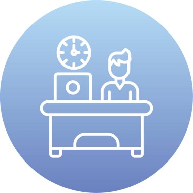 İnsan simgesinin vektör illüstrasyonu