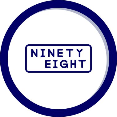 8 numaralı tuş işareti çizimi