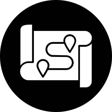 Harita işaretleyici vektör illüstrasyonuName