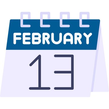 15 Şubat takvim simgesi, takvim simgesi