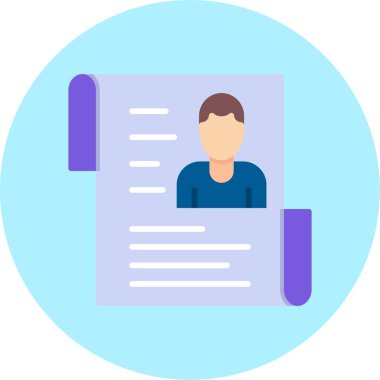 İş görüşmesi. Basit resimleme