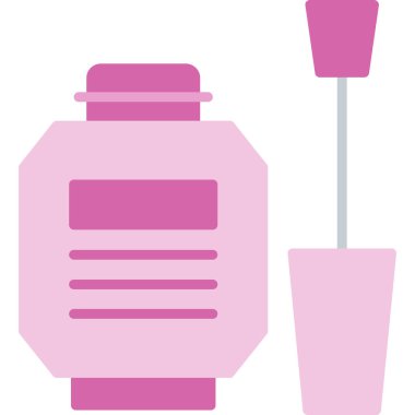 Güzellik kozmetik krem simgesi düz stil