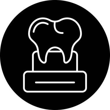 vektör diş simgesi illüstrasyonu