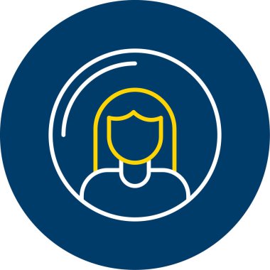 Vektör Avatar Simgesi illüstrasyonu