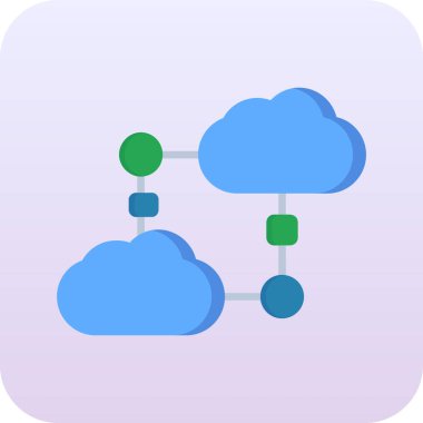 Bulut hesaplama. Web simgesi