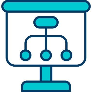 İş simgesinin vektör illüstrasyonu