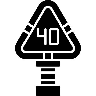 Trafik ışığı simgesi, basit biçim