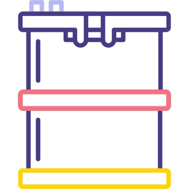 Gaz. Web simgesi basit illüstrasyon