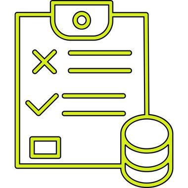 Kontrol Listesi. Web simgesi