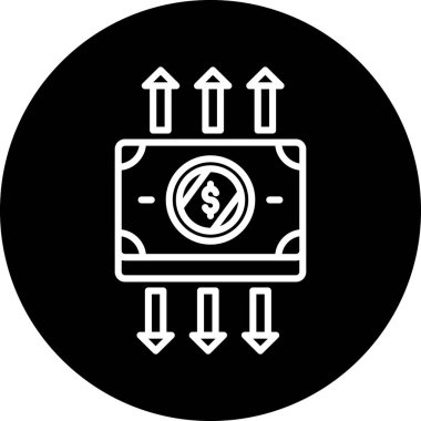 Para için. Web simgesi basit tasarım