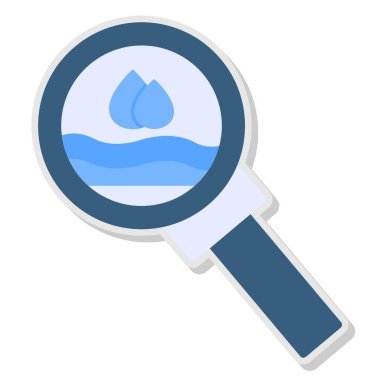 su damlası ikon vektör illüstrasyonu