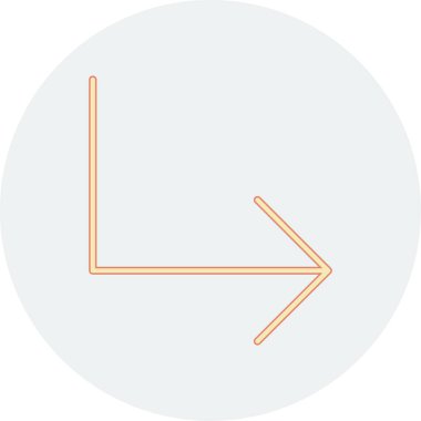 ok simgesi vektör illüstrasyonu