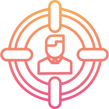 seo modern simgesinin vektör illüstrasyonu