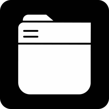 Dosya. Web simgesi basit tasarım