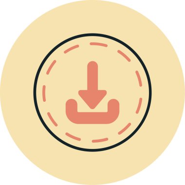 ok simgesi vektör illüstrasyonu