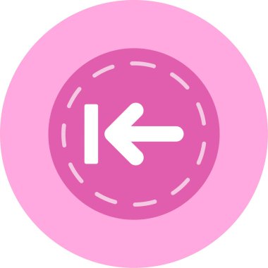 Ok. Web simgesi basit illüstrasyon