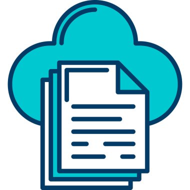 cloud computing. web icon simple design