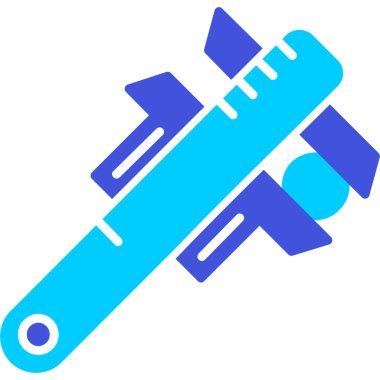 Tornavida. Web simgesi basit illüstrasyon