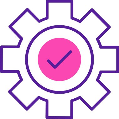 Teçhizat Web simgesi basit illüstrasyon