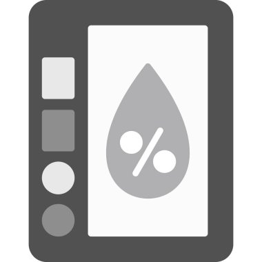 vektör çizim modern b eksikliği simge damla