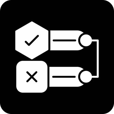 kontrol listesi simgesi, vektör illüstrasyonu