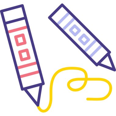 kalem vektör simgesi modern illüstrasyon