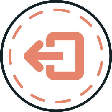 Ok. Web simgesi basit illüstrasyon