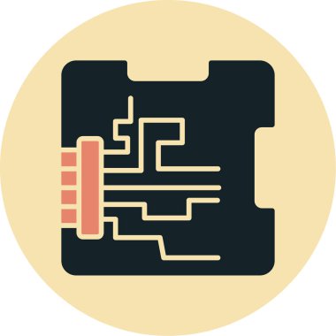 Devre simge vektör çizim