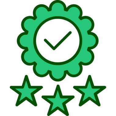 en iyi ürün simgesi, ana hatlı vektör