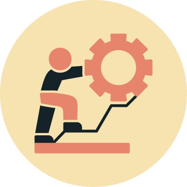 iş simgesi vektör illüstrasyonu