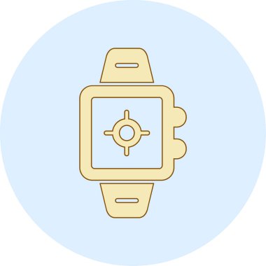 Akıllı saat. Basit resimleme