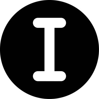 Bilgi İmzalama Simgesi Vektör İllüstrasyonu