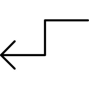 ok simgesi vektör illüstrasyonu