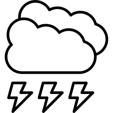 Bulut. Web simgesi basit illüstrasyon