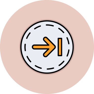 ok vektör simgesi modern basit