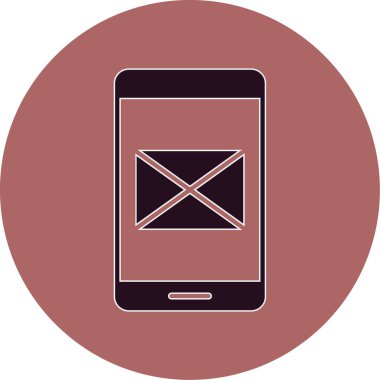 ileti simgesi, vektör illüstrasyonu