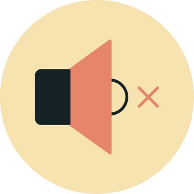 Moda Biçimli Sözcü Simgesi İzole Arkaplan